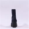 Miss Elastic Cushy Wedge Pull On Boot - Navy Suede